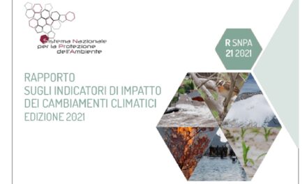 SNPA: Rapporto sugli indicatori di impatto dei cambiamenti climatici, 2021