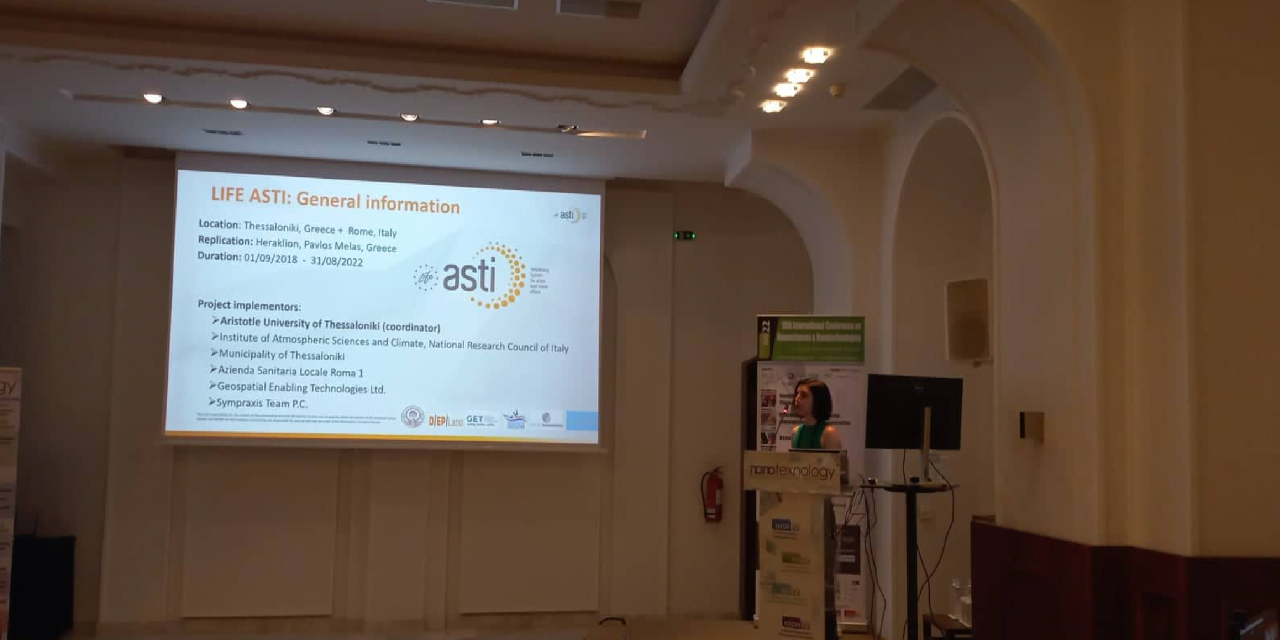 LIFE ASTI PROJECT PRESENTED AT THE INTERNATIONAL CONFERENCE NANOTEXNOLOGY 2022
